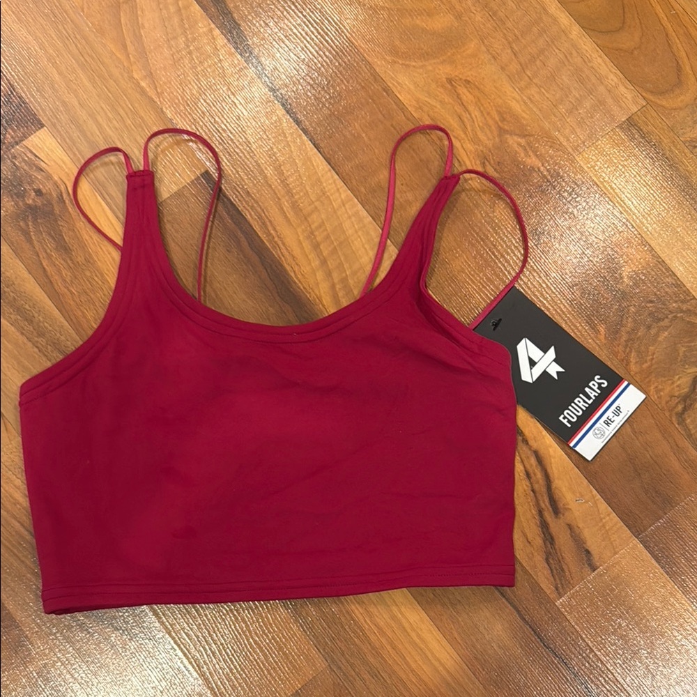 Women’s fourlaps poise longline unlined bra size XS‎